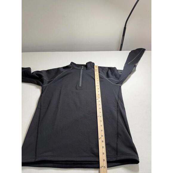 Marmot Stretch Fleece 1/2 Zip Jacket Mens Size Medium Black Pullover Long Sleeve - Picture 8 of 8